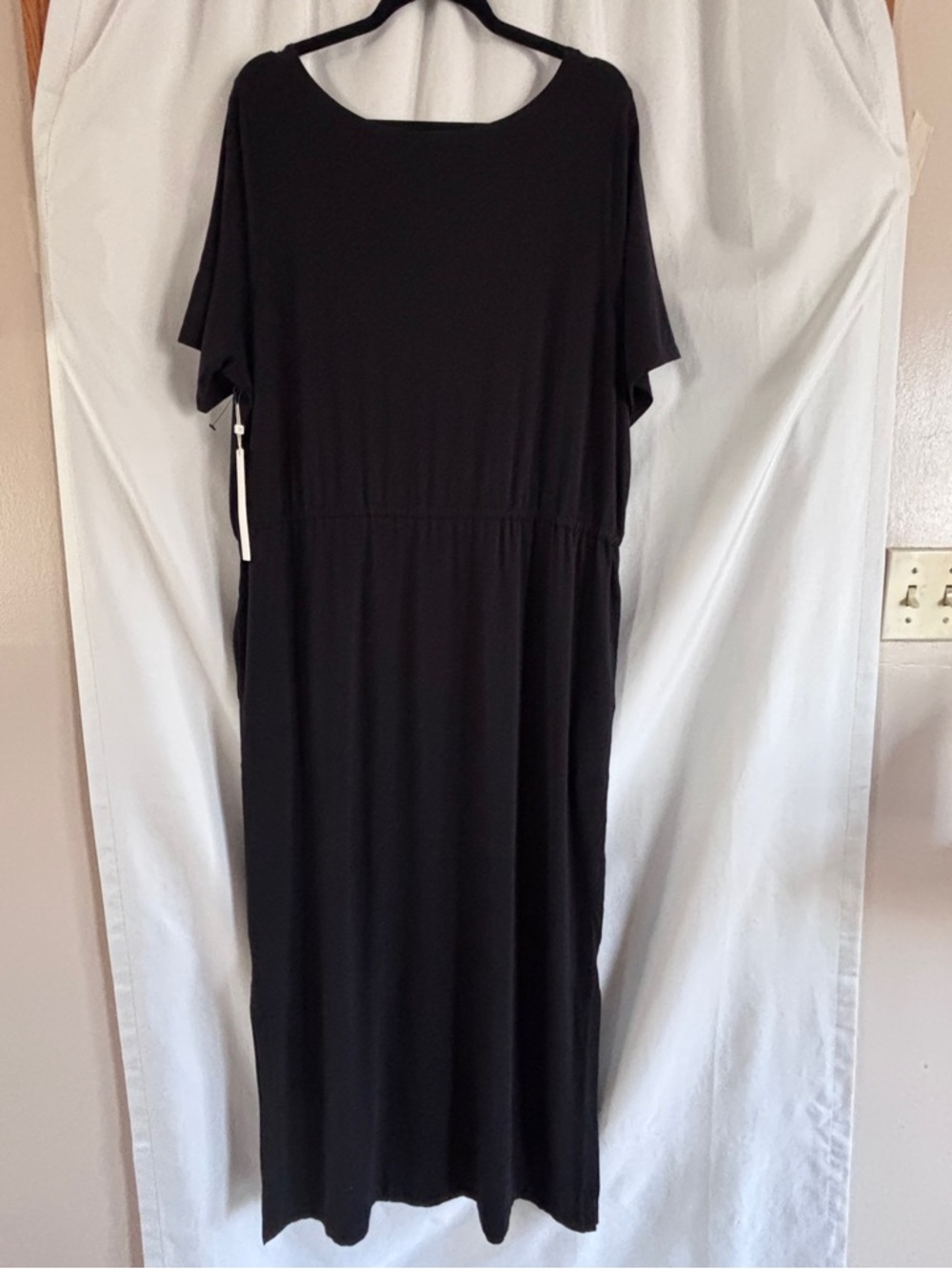 Caslon Black Short-Sleeve Maxi Dress ~ Size XXL Graduation, Work, Everyday, Soft - Picture 3 of 8